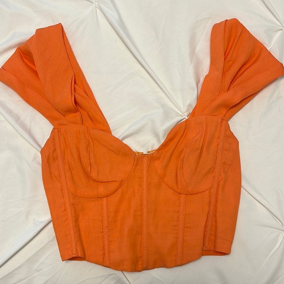 Orange corset top - Picture 1 of 3